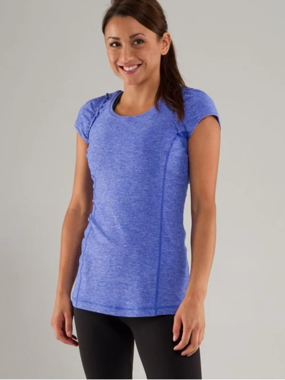 Lululemon /// Women’s Run: Full Tilt Short Sleeve Heathered Top - Size 12